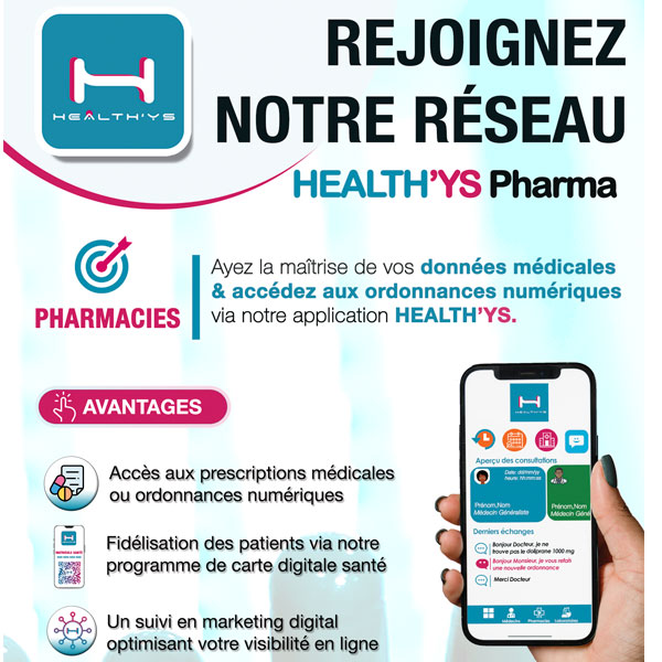 HEALTH'YS Pharma Reliez patients et médicaments intelligemment