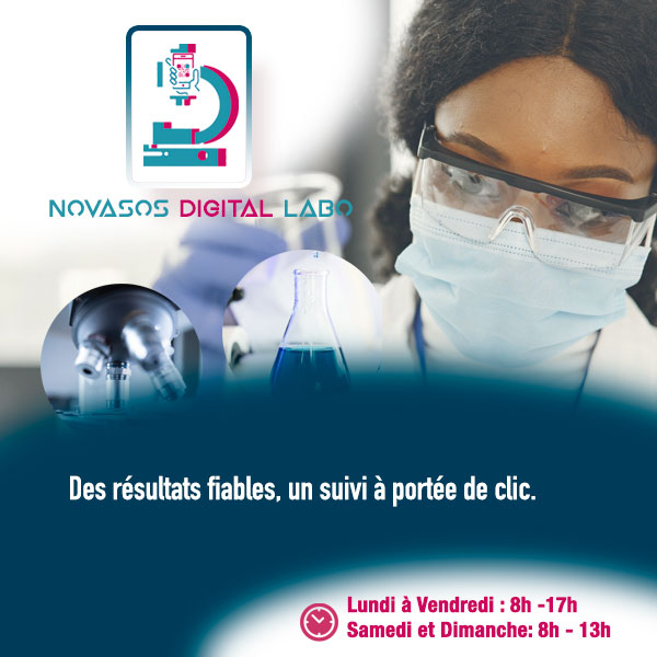 NOVASOS DIGITAL LABO Le labo qui vient à vous : prélèvements à domicile, résultats en ligne